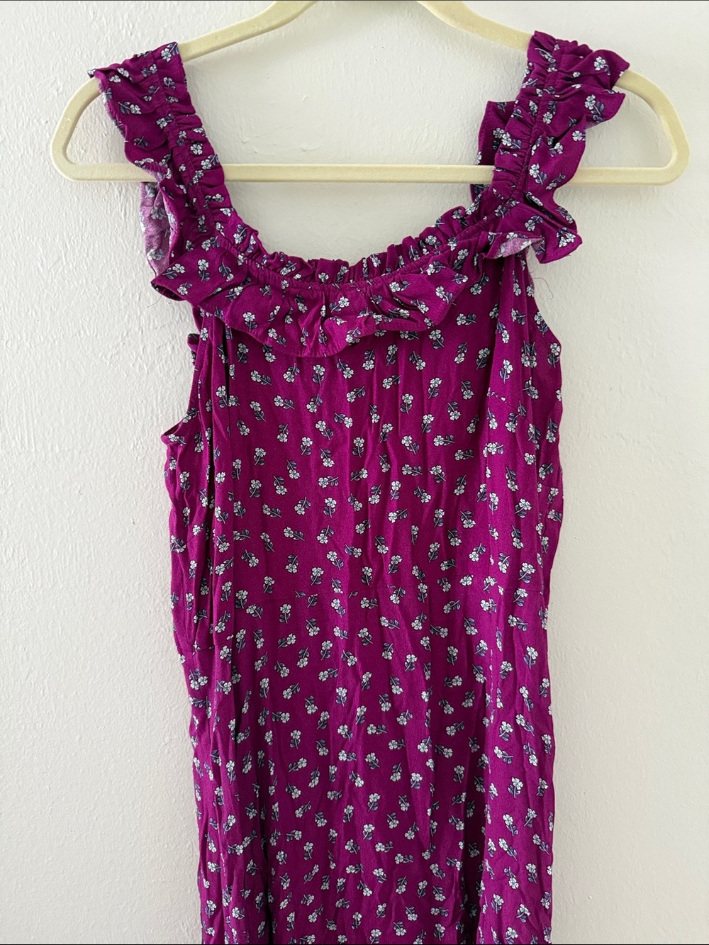 NWT 🌟 LOFT Ruffle Midi Dress - Picture 11 of 13